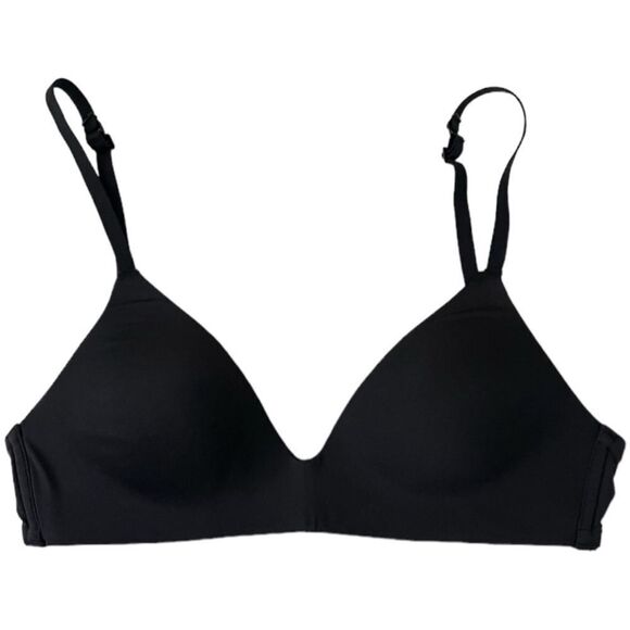 NWT SKIMS Wireless Form T Shirt Demi Bra In Onyx Black Seamless Padded Bra - Picture 4 of 6